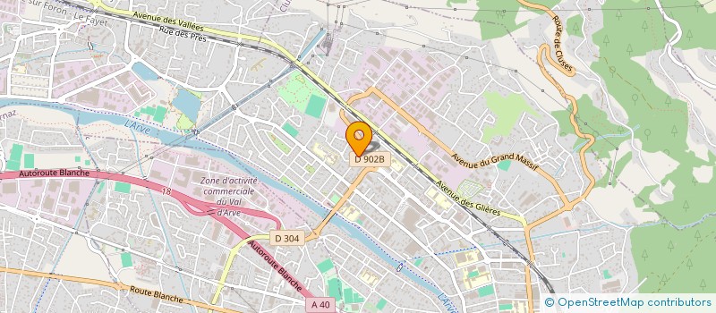 localisation de l'entreprise FIDO 74  CLUSES