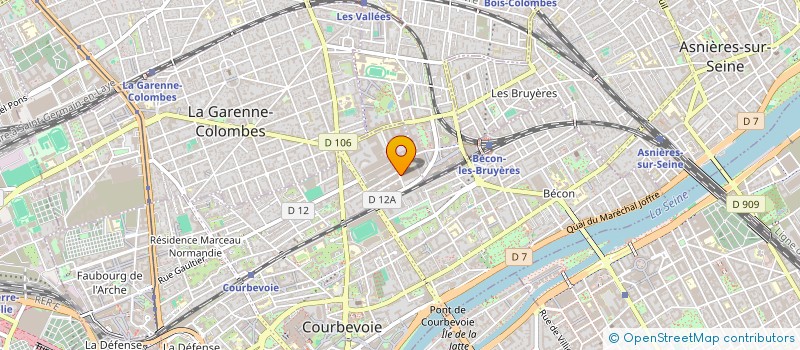 localisation de l'entreprise FIDOC FRANCE à COURBEVOIE