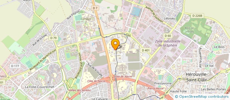 localisation de l'entreprise FIDORG MANAGEMENT 3 à CAEN