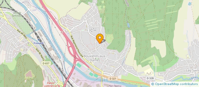 localisation de l'entreprise FIDREA à BOUXIERES-AUX-DAMES