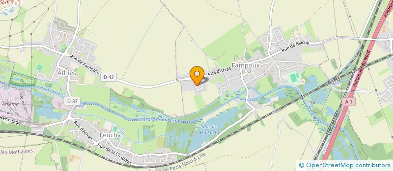 localisation de l'entreprise FIDSI  FAMPOUX