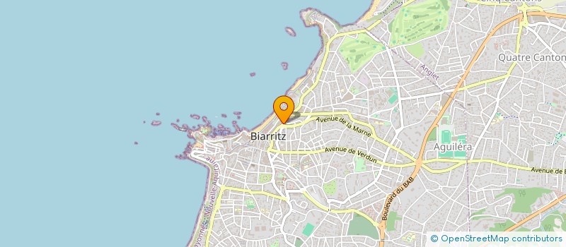 localisation de l'entreprise FIDSO 64  BIARRITZ