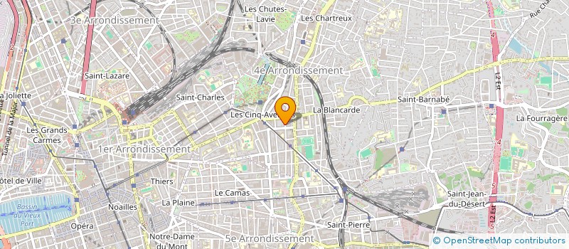 localisation de l'entreprise FIDTA ACADEMIE FORMATION INTERNATIONALE DU DEVELOPPEMENT DES THERAPIES ALTERNATIVES  MARSEILLE