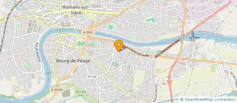 localisation de l'entreprise FIDU BH  BOURG-DE-PEAGE