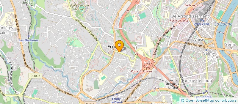 localisation de l'entreprise FIDU.ECULLY  LYON