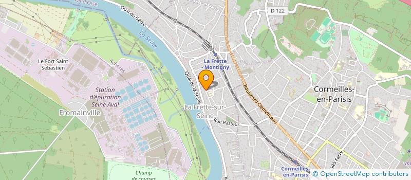 localisation de l'entreprise FIDU.GESTION  LA FRETTE-SUR-SEINE