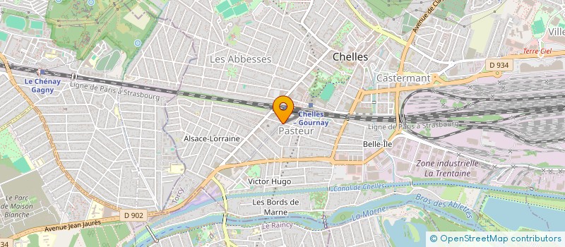 localisation de l'entreprise FIDUC CONTINENT REVIS COMPTAB à CHELLES