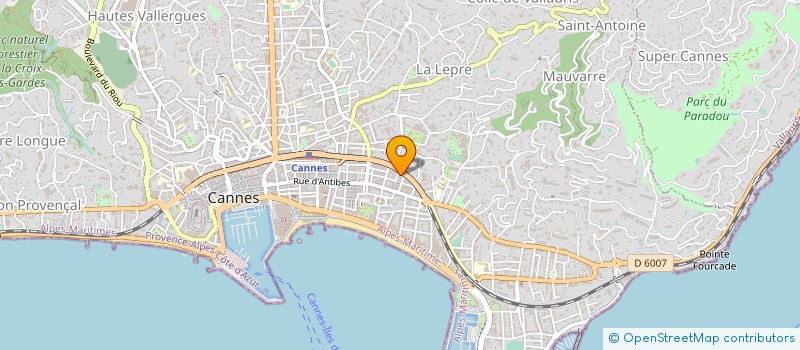 localisation de l'entreprise FIDUC ORGAN REVISION EXPERT COMPTAB à CANNES