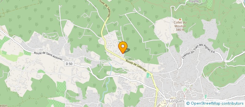 localisation de l'entreprise FIDUCIA  LORGUES