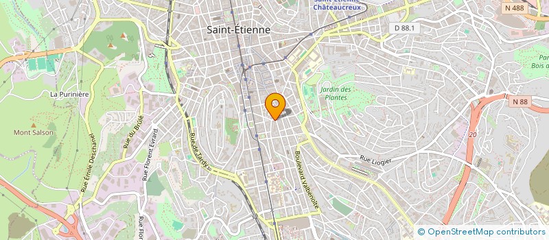 localisation de l'entreprise FIDUCIA COURTIER CONSEIL  SAINT-ETIENNE