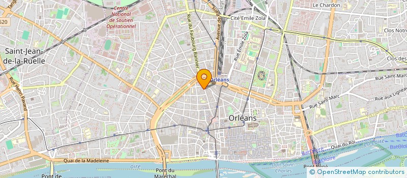 localisation de l'entreprise FIDUCIABAM à ORLEANS