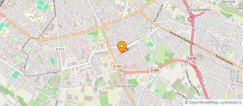 localisation de l'entreprise FIDUCIAIRE AUDIT CONSEIL à ANGERS