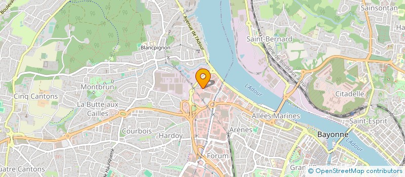 localisation de l'entreprise FIDUCIAIRE AUDIT CONSEIL AQUITAINE  BAYONNE