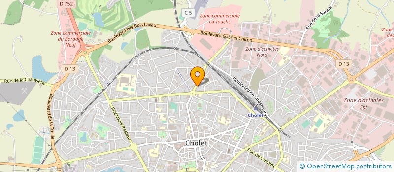 localisation de l'entreprise FIDUCIAIRE BC à CHOLET