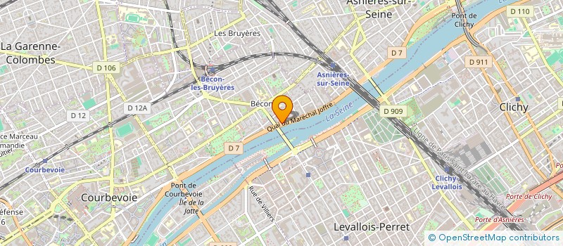 localisation de l'entreprise FIDUCIAIRE CHAFII COURBEVOIE  COURBEVOIE