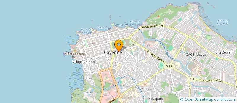 localisation de l'entreprise FIDUCIAIRE COMPTABLE GESTION ET CONSEILS -FICOGEC à CAYENNE
