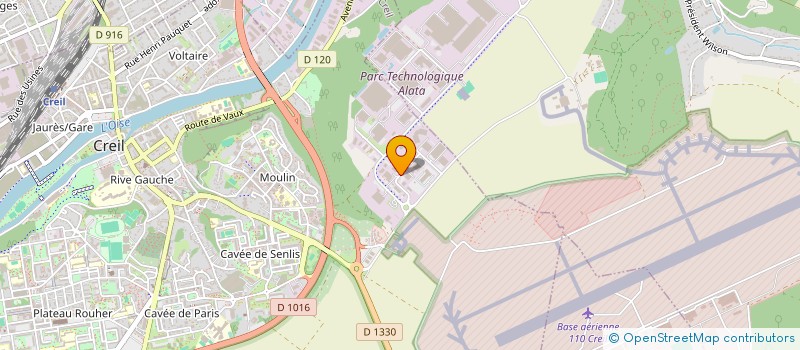 localisation de l'entreprise FIDUCIAIRE CONSEIL à CREIL