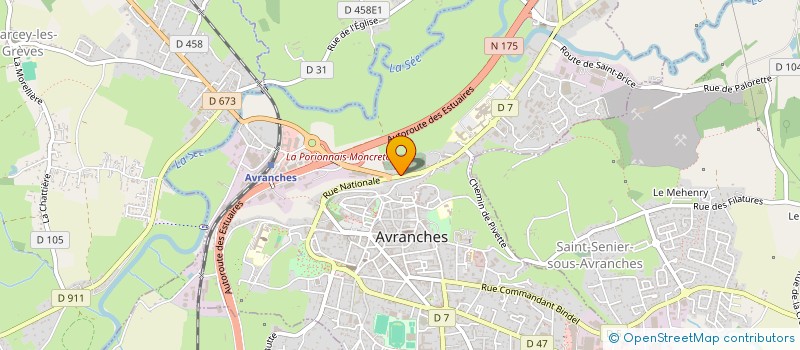 localisation de l'entreprise FIDUCIAIRE COTENTIN CONSULTANT  AVRANCHES