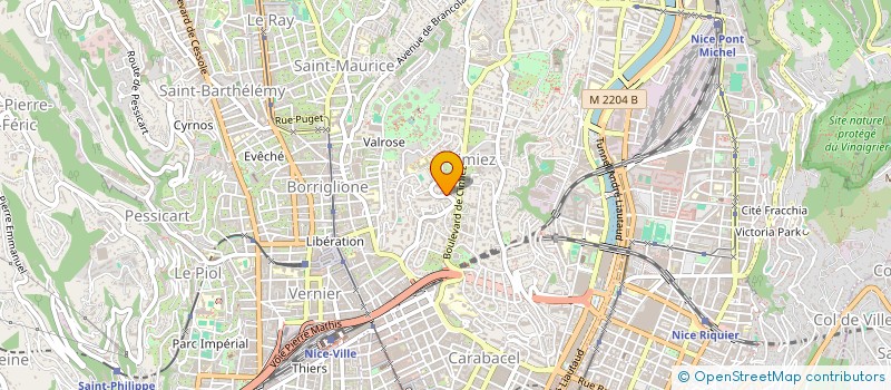 localisation de l'entreprise FIDUCIAIRE D'ASSISTANCE ET DE CONSEIL à NICE