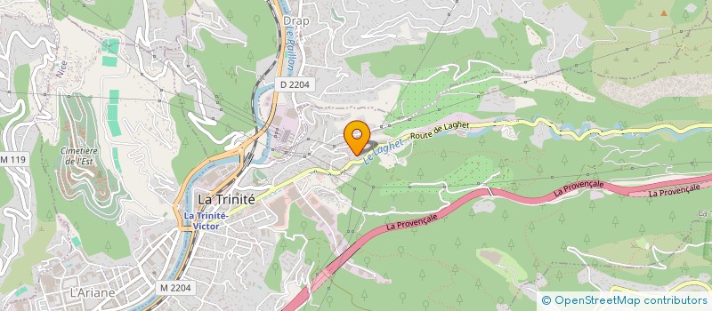 localisation de l'entreprise FIDUCIAIRE D'EXPERTISE COMPTABLE ET ASSOCIES à LA TRINITE