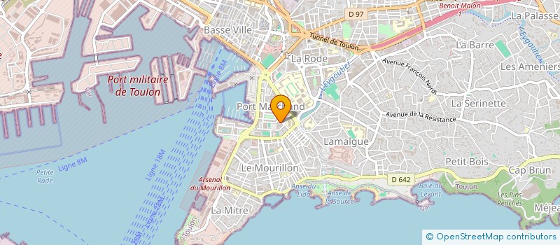 localisation de l'entreprise FIDUCIAIRE D EXPERTISE ET D AUDIT COMPTABLE DU LITTORAL VAROIS  TOULON