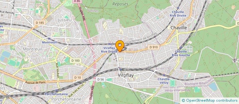 localisation de l'entreprise FIDUCIAIRE D'EXPERTISES ET INGENIERIE IM à VIROFLAY
