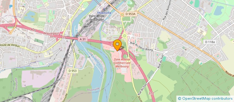 localisation de l'entreprise FIDUCIAIRE D2BT  YUTZ