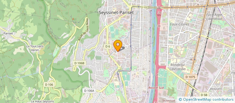 localisation de l'entreprise FIDUCIAIRE DAUPHINE SAVOIE à SEYSSINET-PARISET