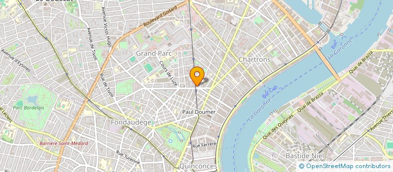 localisation de l'entreprise FIDUCIAIRE DE GESTION ET DE COMPTABILITE à BORDEAUX
