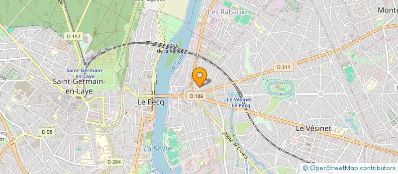 localisation de l'entreprise FIDUCIAIRE DE LA PASSERELLE  LE VESINET