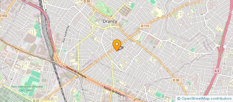 localisation de l'entreprise FIDUCIAIRE DE LA SEINE ST DENIS - SOCIETE D'EXPERTISE COMPTABLE à DRANCY
