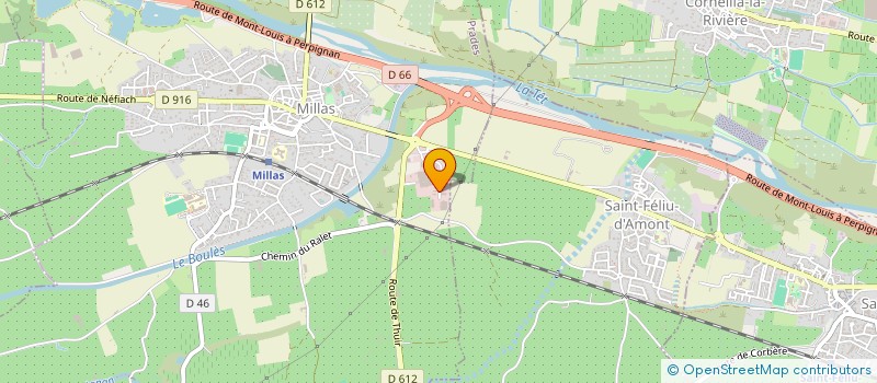 localisation de l'entreprise FIDUCIAIRE DE LA TET  MILLAS