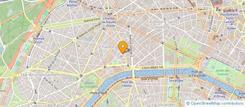 localisation de l'entreprise FIDUCIAIRE DES CHAMPS ELYSEES SARL  PARIS