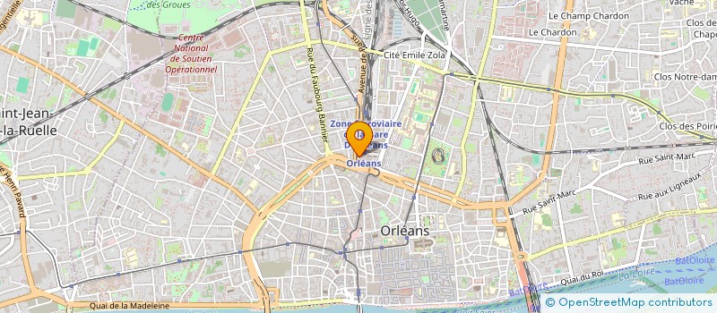localisation de l'entreprise FIDUCIAIRE DES CHENES à ORLEANS