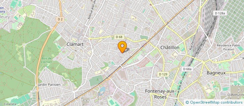 localisation de l'entreprise FIDUCIAIRE DES HAUTS DE SEINE  CHATILLON