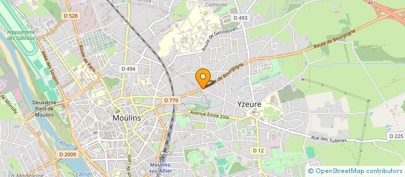 localisation de l'entreprise FIDUCIAIRE DU BOURBONNAIS à YZEURE