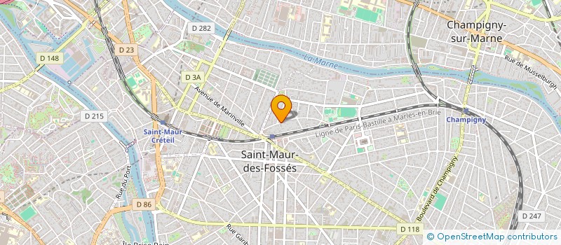 localisation de l'entreprise FIDUCIAIRE DU BUISSON à SAINT-MAUR-DES-FOSSES
