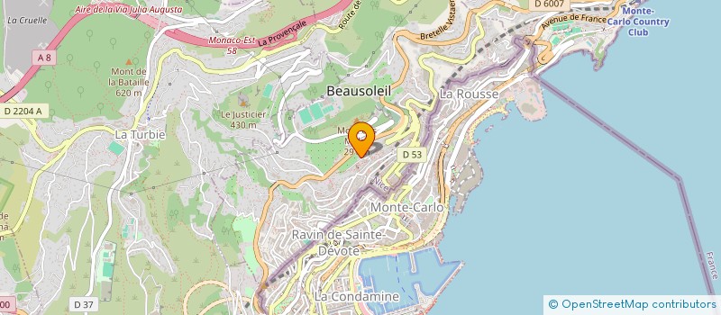 localisation de l'entreprise FIDUCIAIRE DU FORUM MANAGEMENT à BEAUSOLEIL