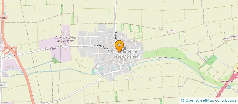 localisation de l'entreprise FIDUCIAIRE DU ROSENMEER  GRIESHEIM-PRES-MOLSHEIM