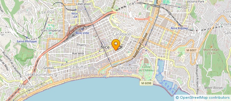 localisation de l'entreprise FIDUCIAIRE ETUDES CONTROLE GESTION  NICE