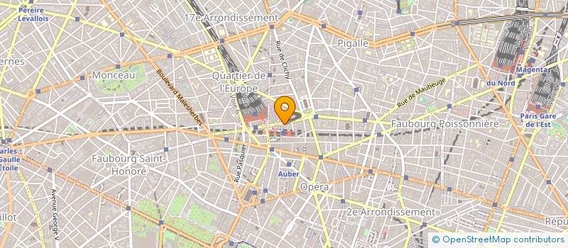 localisation de l'entreprise FIDUCIAIRE EUROPEENNE DE FRANCE à PARIS