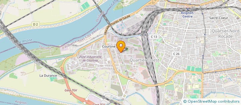 localisation de l'entreprise FIDUCIAIRE EXPERTISE COMPTABLE PROVENCE à AVIGNON