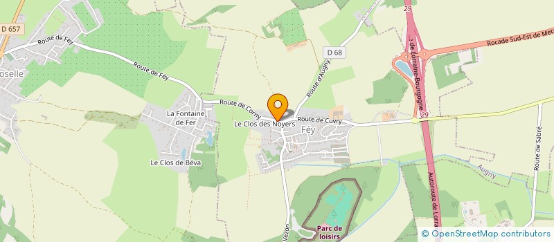 localisation de l'entreprise FIDUCIAIRE INTERNATIONALE DE LORRAINE  FEY