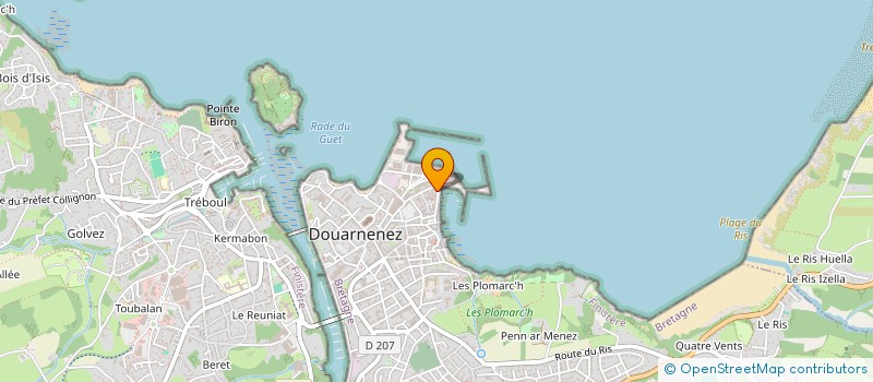 localisation de l'entreprise FIDUCIAIRE ITAVDZ à DOUARNENEZ