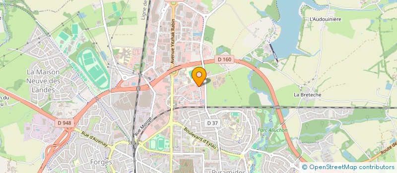 localisation de l'entreprise FIDUCIAIRE JCG à LA ROCHE-SUR-YON