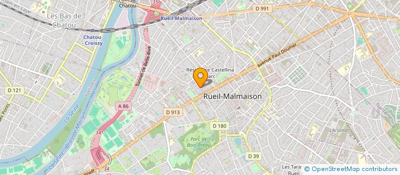 localisation de l'entreprise FIDUCIAIRE KONNY à RUEIL-MALMAISON