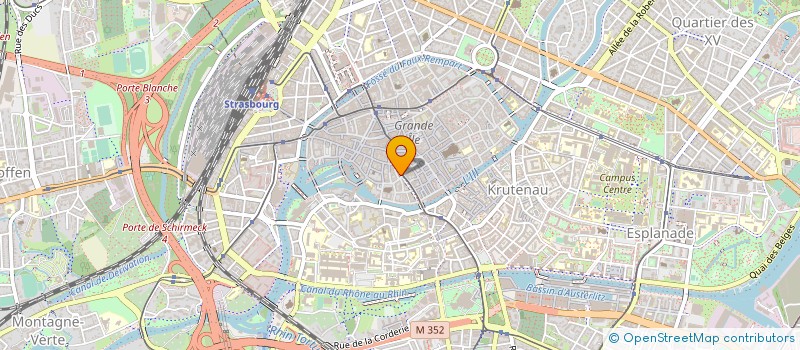 localisation de l'entreprise FIDUCIAIRE LECLERC à STRASBOURG