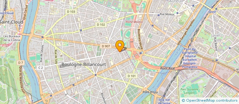 localisation de l'entreprise FIDUCIAIRE MODE APPLICAT GESTION à BOULOGNE-BILLANCOURT