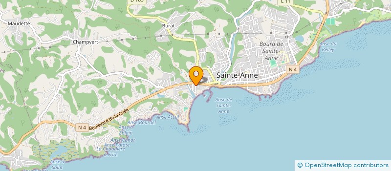 localisation de l'entreprise FIDUCIAIRE OUTRE MER  SAINTE-ANNE