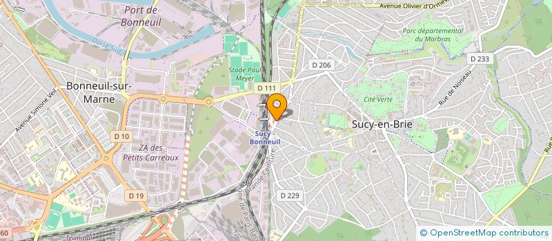 localisation de l'entreprise FIDUCIAIRE PARIS ATLANTIQUE à SUCY-EN-BRIE